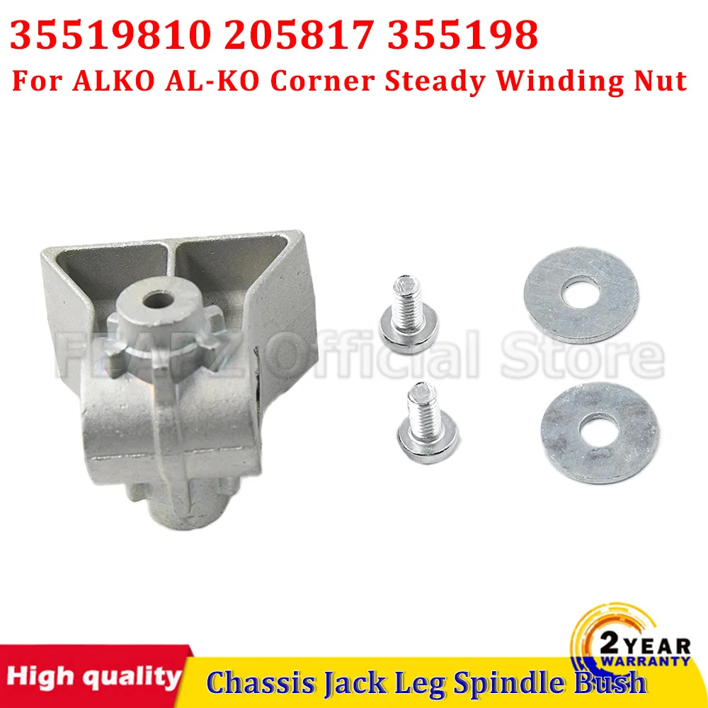 Chassis Jack Leg Spindle Bush 35519810 205817 355198 205808 267265 New For ALKO AL-KO Corner Steady Winding Nut 20mm Caravan