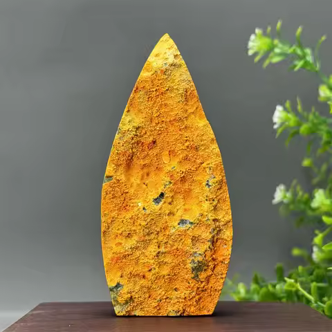 Natural Rare Bumblebee Jasper Free Form Torch Mineral Raw Stone Home Energy Decoration Healing Meditation Witchcraft Sacrifice