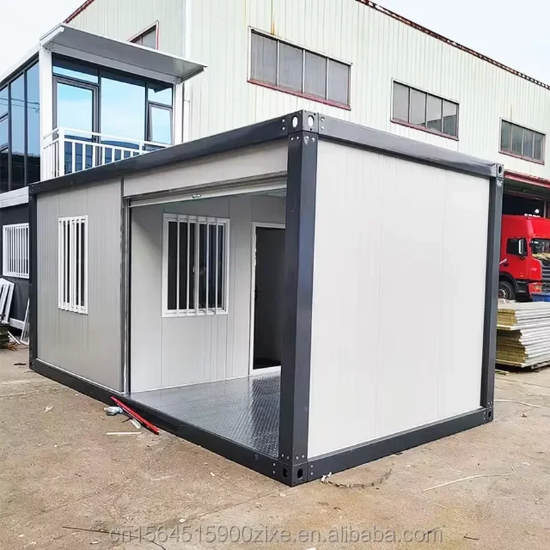 Customized Three Floor Modular Prefabricated Building Flat Pack Houses Construction Team Housing Project Site Accommodation
