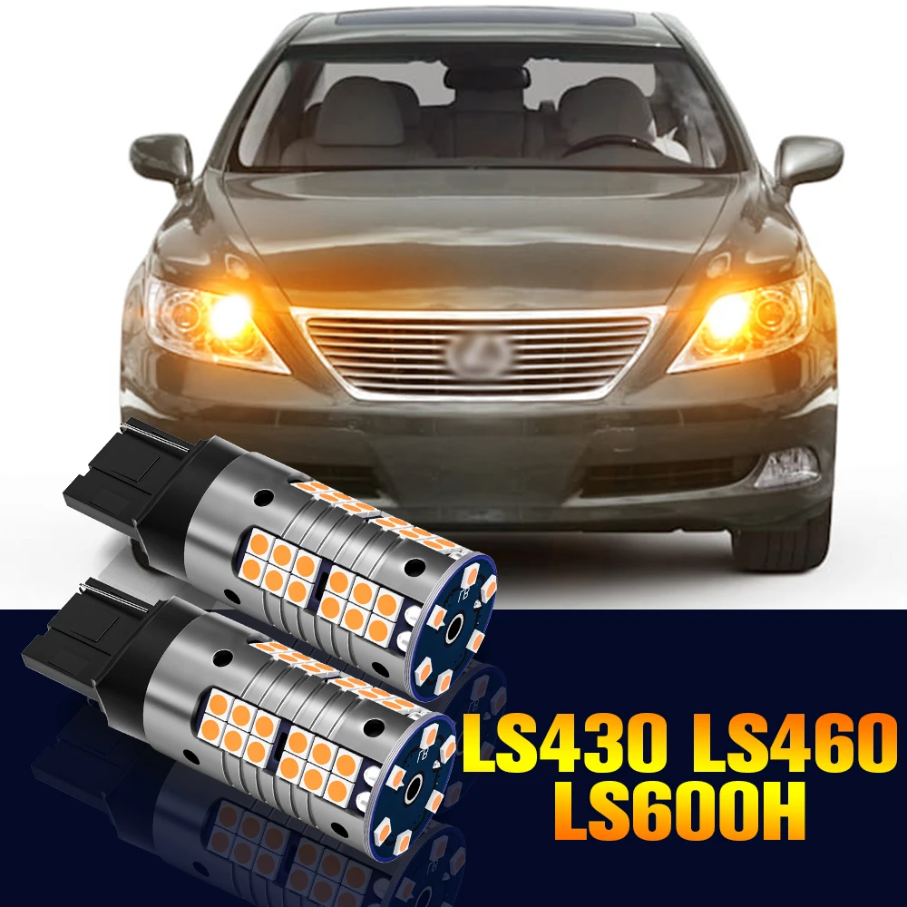 

2pcs LED Turn Signal Light Bulb Turning Lamp For Lexus LS430 LS460 LS600H 2001-2006 2009-2012 2004 2005 2010 2011 Accessories