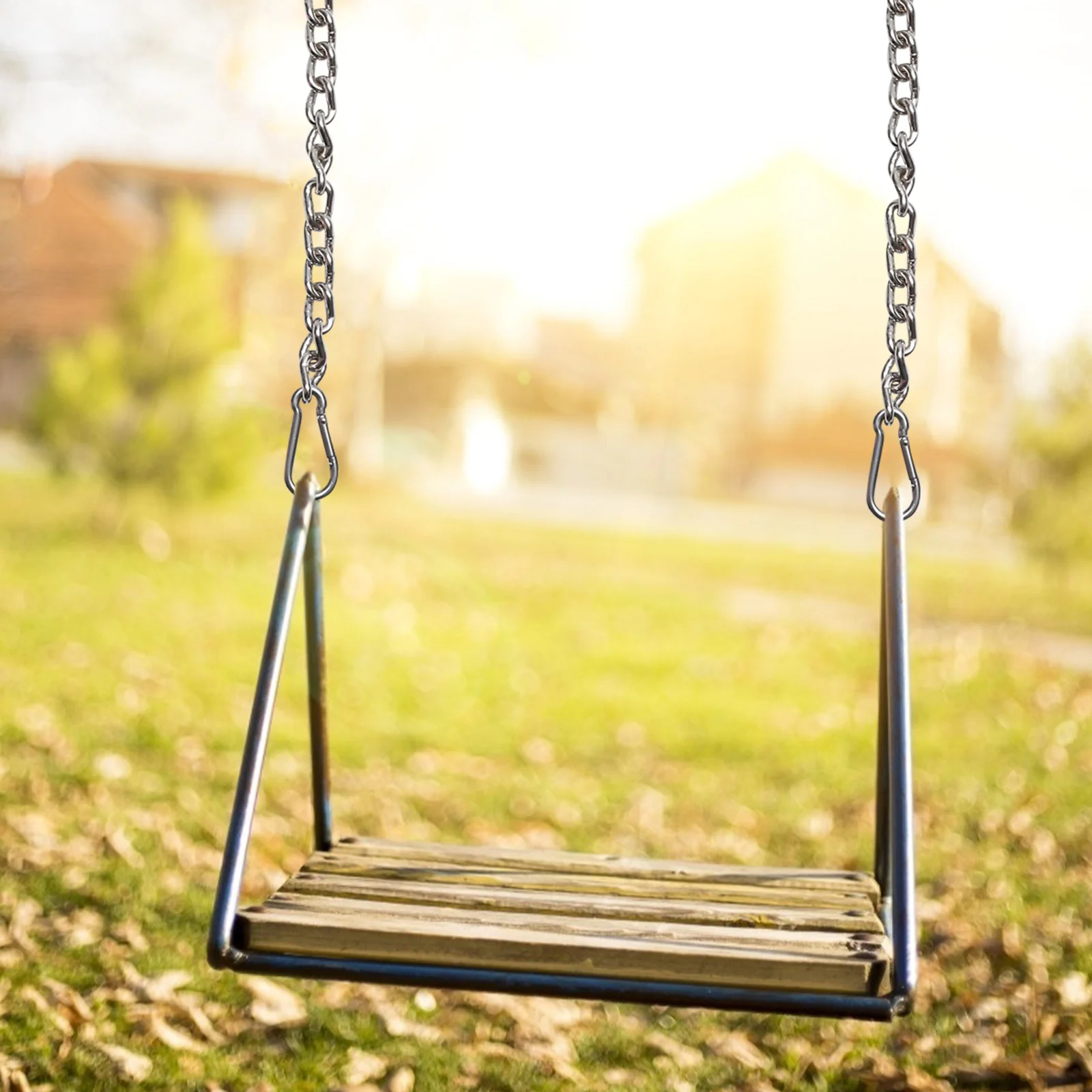 

2Pcs Outdoor Heavy Duty Swing Chair Chains Hanging Seat Accessories Sturdy Hammock Extension Swing Chair Accessories