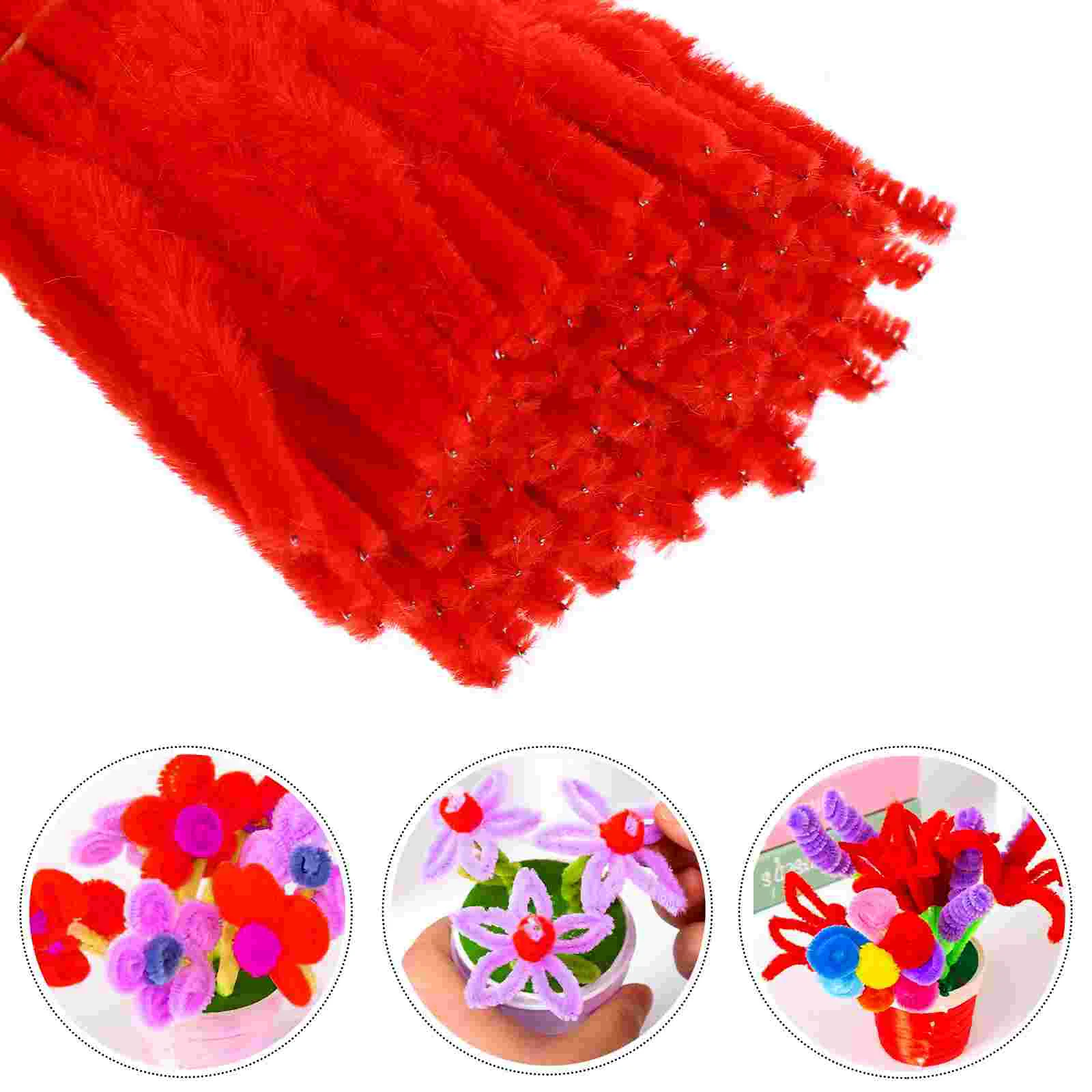 200 Pcs Wave Twist Stick DIY Twistable Strips Handmade Accessory Supplies Making Stems Clean Twisted