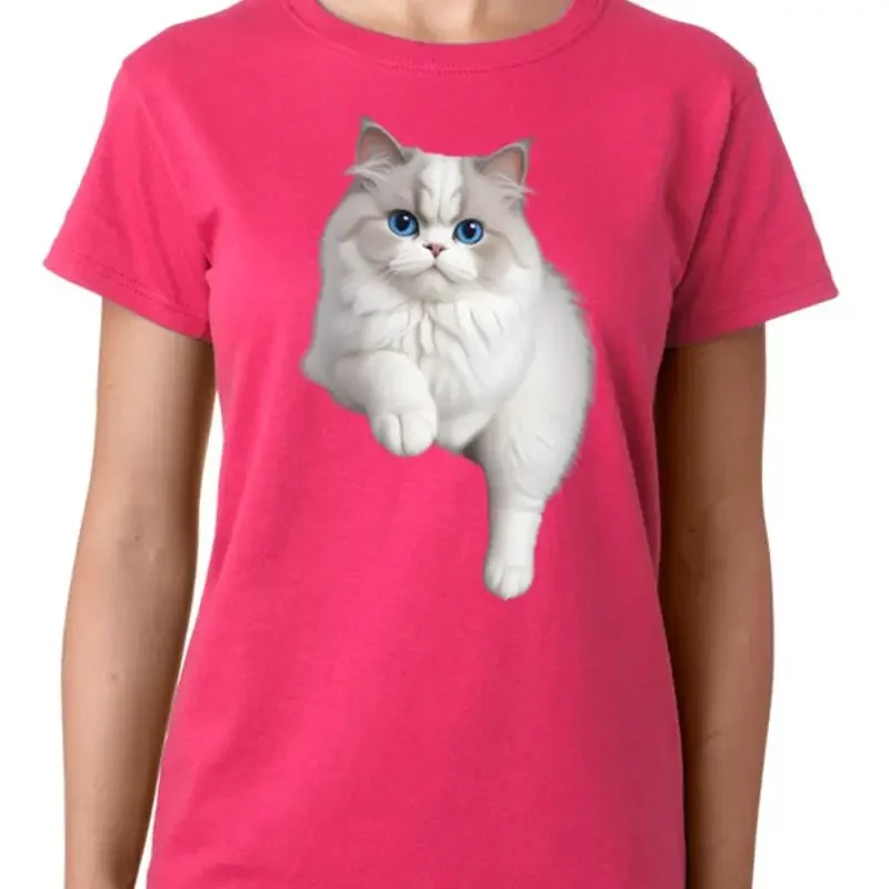 Ragdoll Cat Ladies T shirt