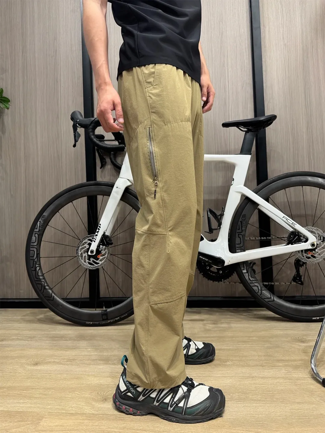 

Брюки мужские летние легкие для активного отдыха, прямые, из ледяного шелка, для походов и повседневной носки