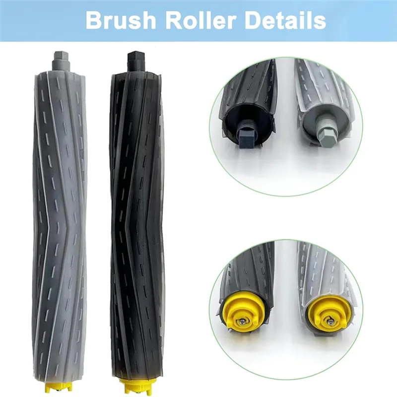 ABGP-For Irobot Roomba مكانس كهربائية للكنس روبوت استبدال أجزاء تصفية فرشاة رئيسية فرشاة جانبية استبدال العجلة العالمية #6