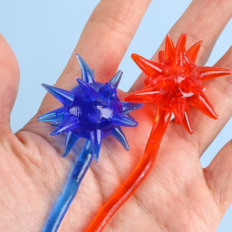 1 stücke Elastische Hammer Spielzeug Nostalgie Elastische Versenkbare Klebrige Hammer Kreative Trickster kinder Spielzeug Zufällige Farbe