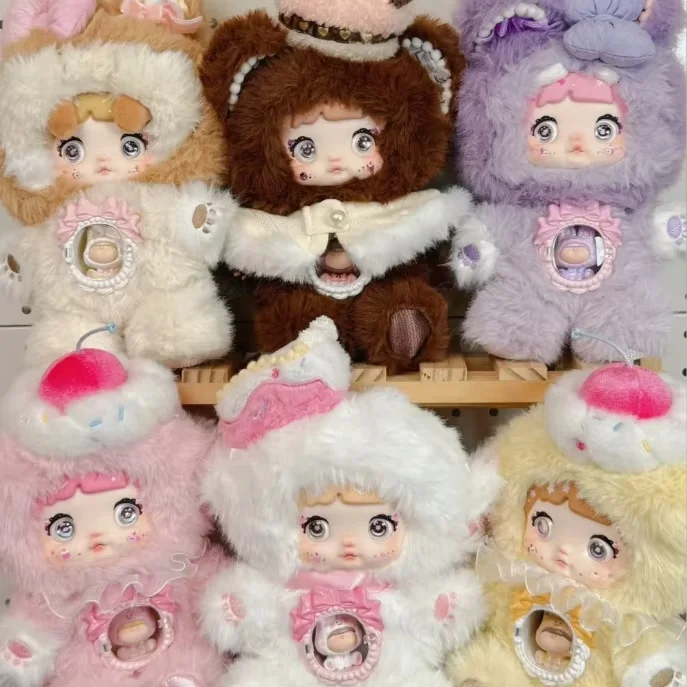 جديد Nommi V7 22 سنتيمتر دغة واحدة الحبيب سلسلة صندوق الغموض دمى لطيف Kawaii اللعب هدية هدية عيد ميلاد Caixa Caja دمية قلادة