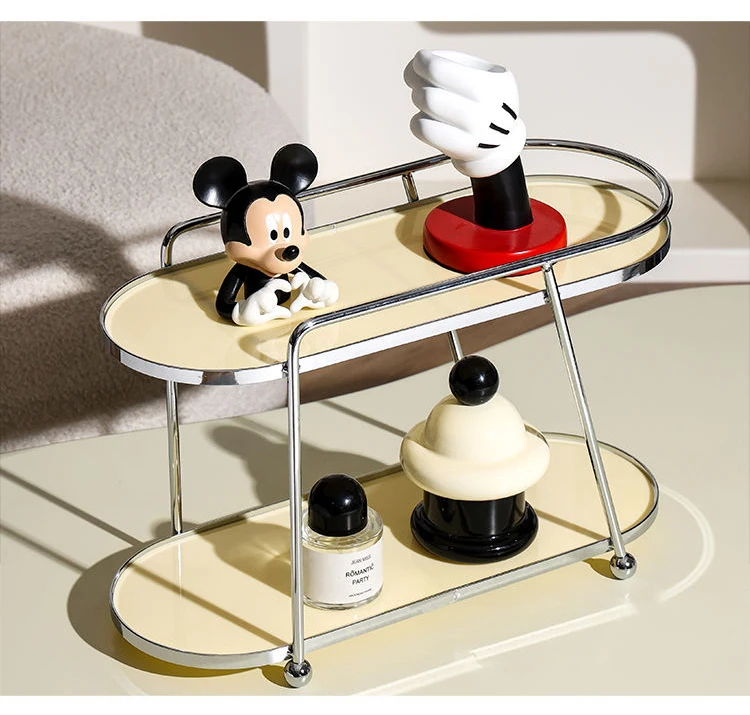Mid Ancient Style Cup Storage Rack Coffee Cup Water Cup Holder Desktop Stainless Steel Bathroom Living Room Storage Rack ZG494