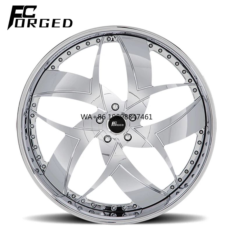 

2 Piece Forged Wheels 24 26 30 Inch Custom Wheels Deep Dish Rims Fits For Luxury high-end customization