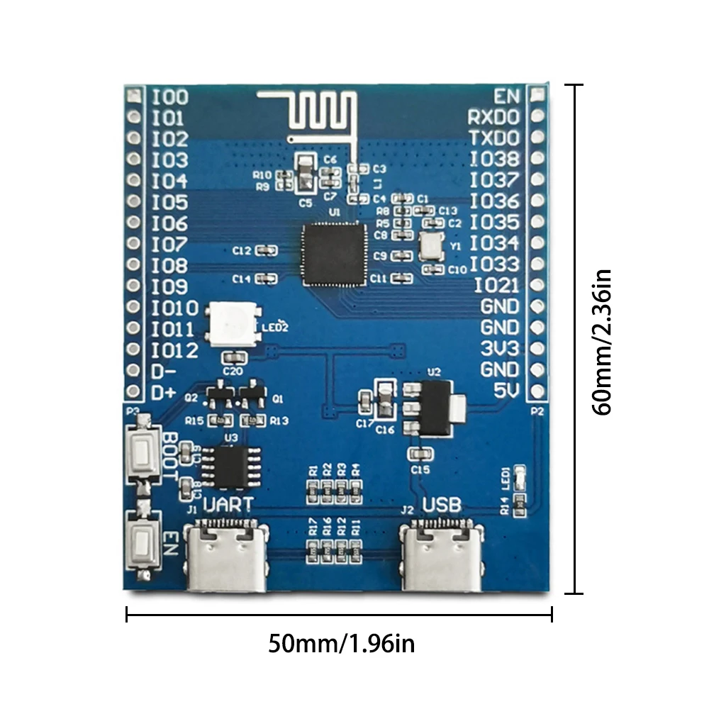 ESP32-S2 de 2.4 pouces Full document 240*320 éventuelles I Full document TFT LCD Display Tech Wireless WiFi Development Board ST7789 touristes Type-C