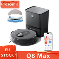 Proscenic Q8 Max Robot Vacuum and Mop Combo with Self-emptying Station Max 4200Pa Suction 3 Cleaning Modes APP Control for Floor