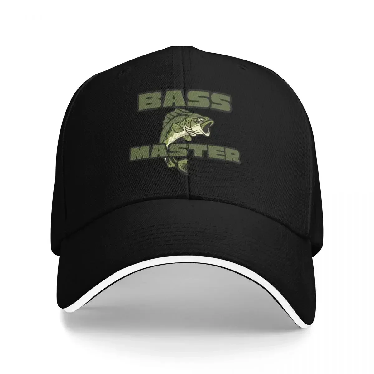2026 New bass master funny fishing design Baseball Cap Luxury Hat Custom  designer cap Men Women's