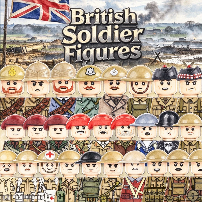 Office Technician - WW1 British Cavalry Building Blocks WW2