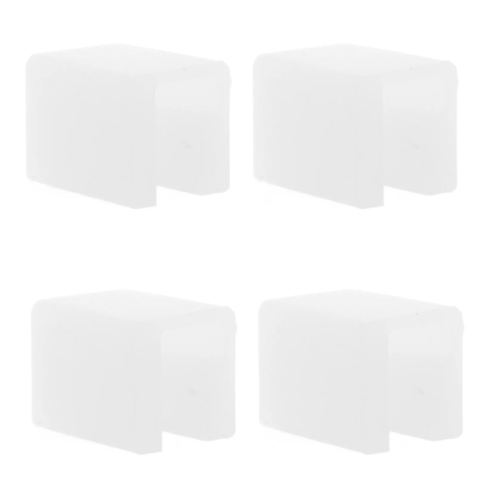 

Набор из 4 силиконовых защитных уголков для мебели, прозрачные бамперы для ящиков и шкафов, защита от ударов для детей, для дома