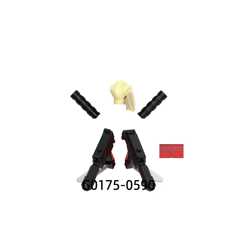 The Action Figures Dog Portal Weapons Pants Hair Parts Model Blocks MOC Bricks Set Gifts Toys For Children G0175