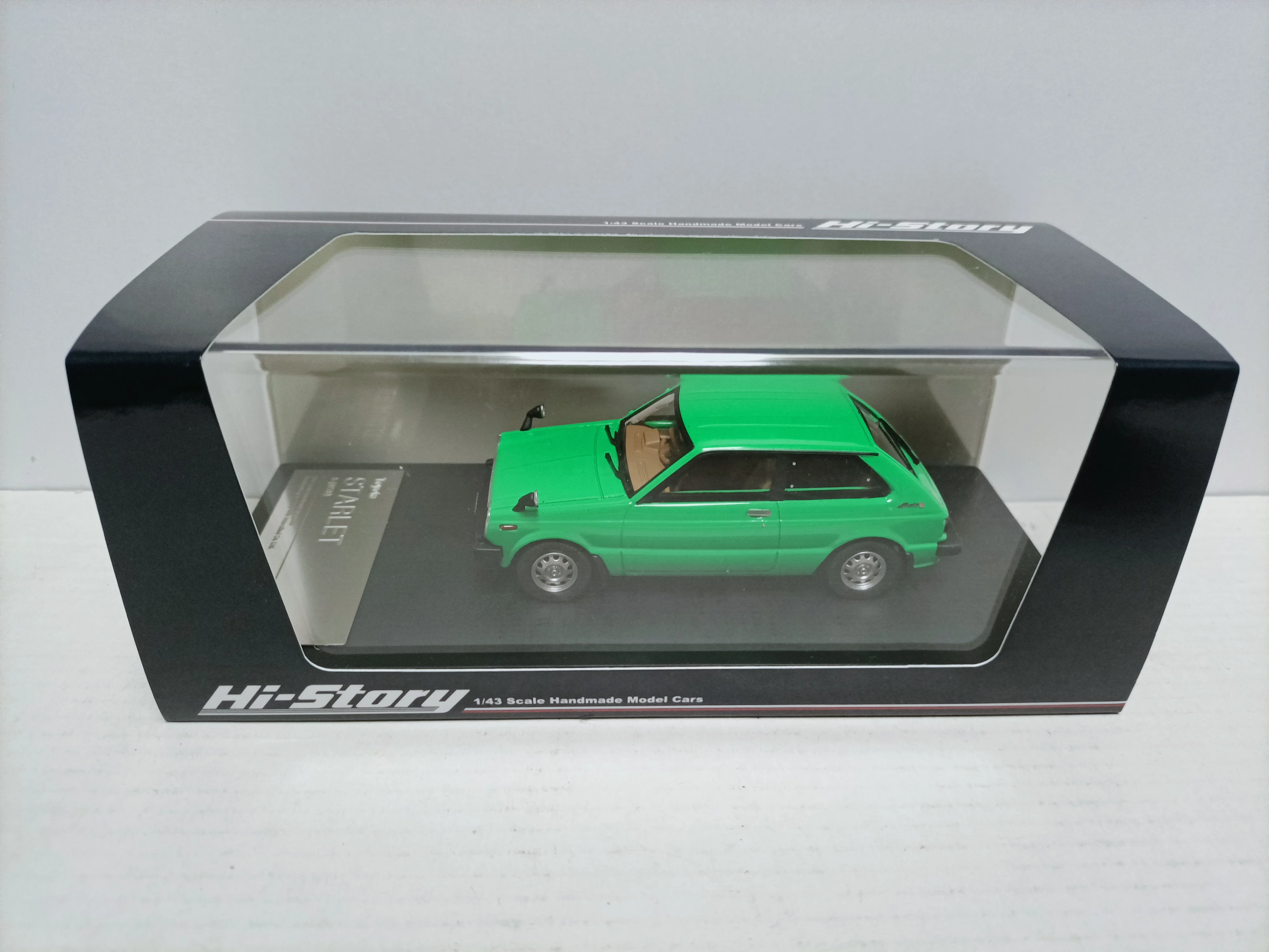 

Приветная история 1 43. Toyota Starlet S 1978 Зеленый