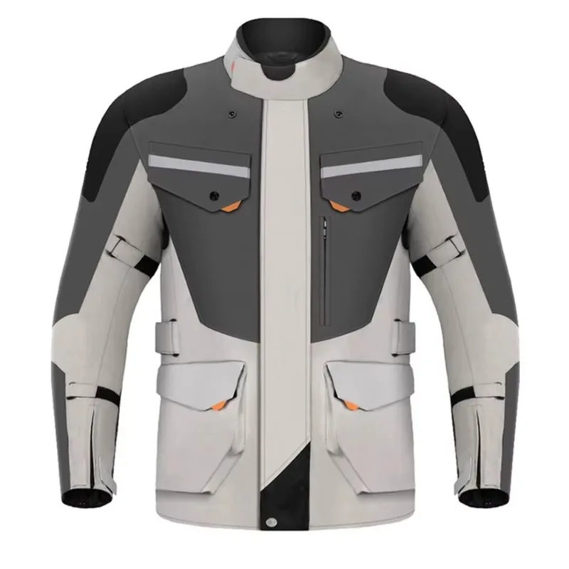 

2025 New Style Wholesale Genuine Leather Unisex Motocross Motorcycle Jackets Breathable Windproof Resistant Plus Size All Season