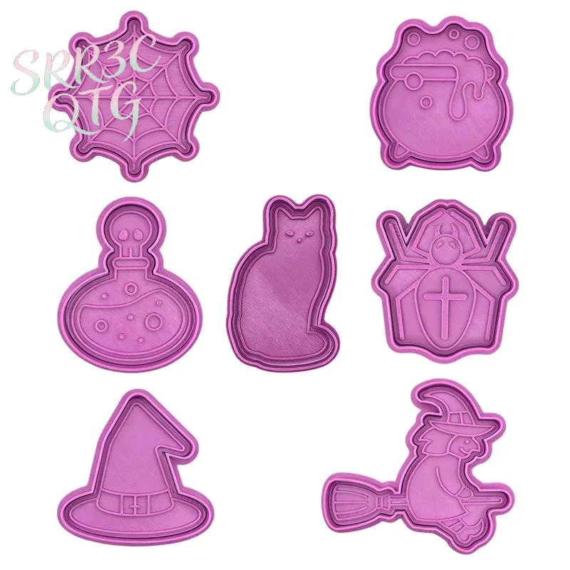 Hot Halloween Baking Molds Magic Potion Bottle Cookie Cutters With Spooky Shapes Perfect For DIY Crafts Baking Halloween Decor