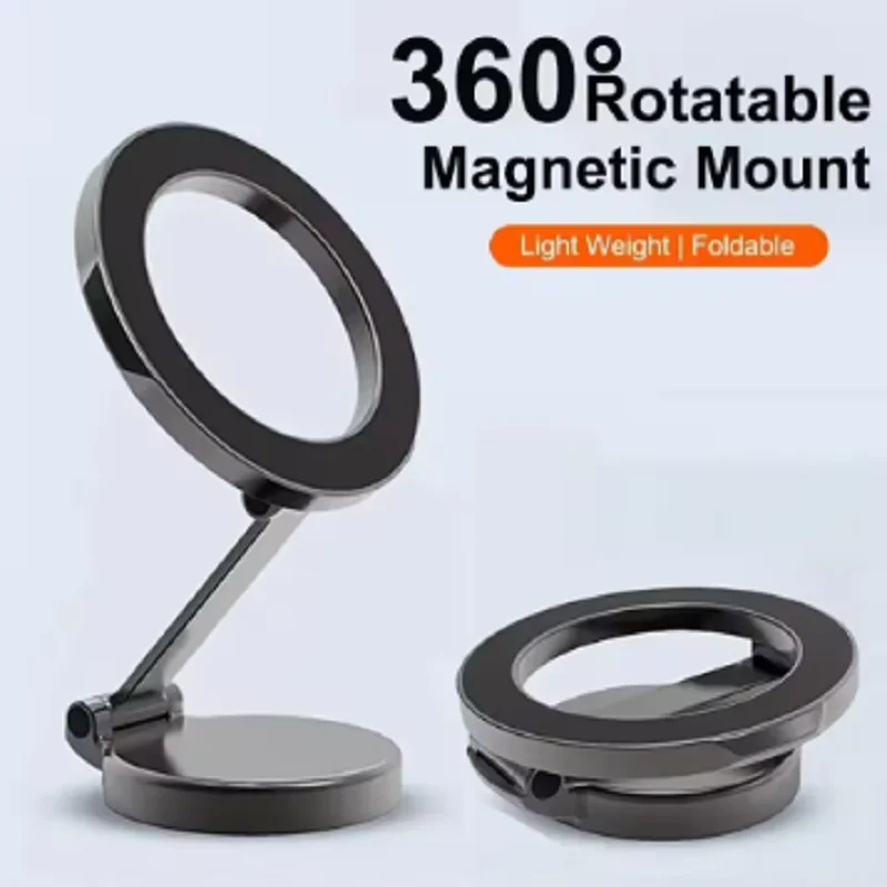 

CAFELE Strong Magnetic Cell Phone Holder Car 360° Swivel Adjustable Back Sticker Holder Magsafe for iPhone Samsung Universal