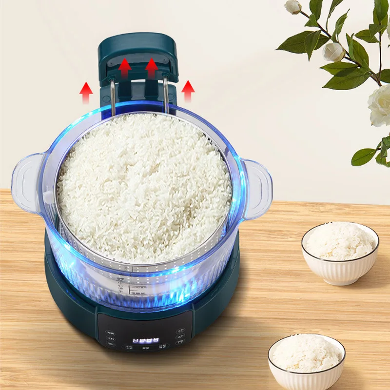 

Sugar-controlled rice cooker, rice soup separation, lifting and draining, steaming and scooping rice, lifting electric hot pot