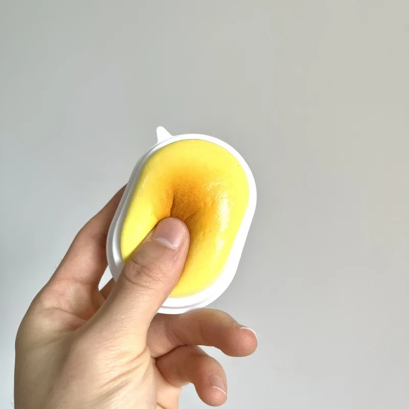 Squishy romige kaastaart langzaam stijgend ASMR-speeltje - superzacht zintuiglijk fidget voor stressverlichting en angst |   Cadeaus Kinderen Volwassenen