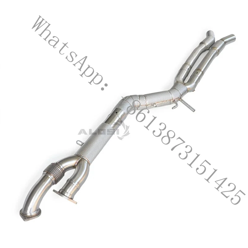 Suitable 89mm high-performance exhaust pipe M3 M4 G80 G82 3.0T 2020-2024, equipped with OPF GPF exhaust system of eq