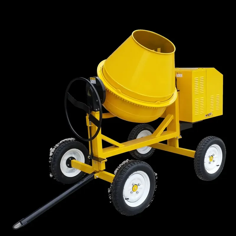 General Purpose Concrete Mixer Portable Cement Mixing Machine for Home Construction DIY Projects Efficient Durable Design