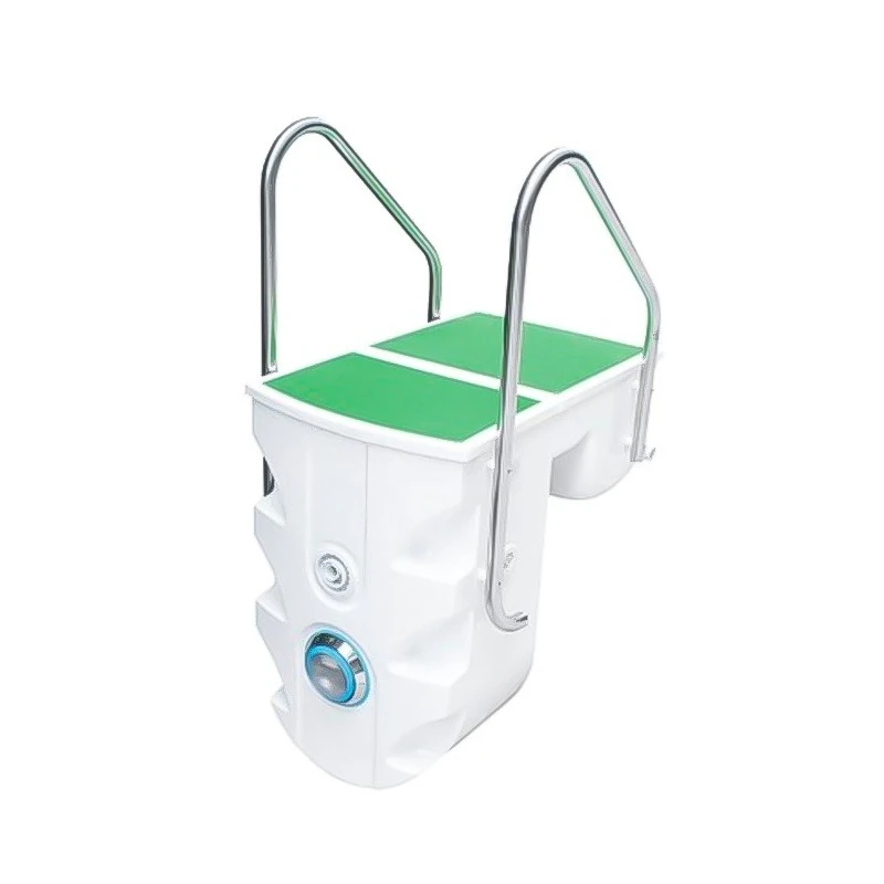 

Swimming pool wall-mounted integrated filter, indoor water treatment circulation equipment