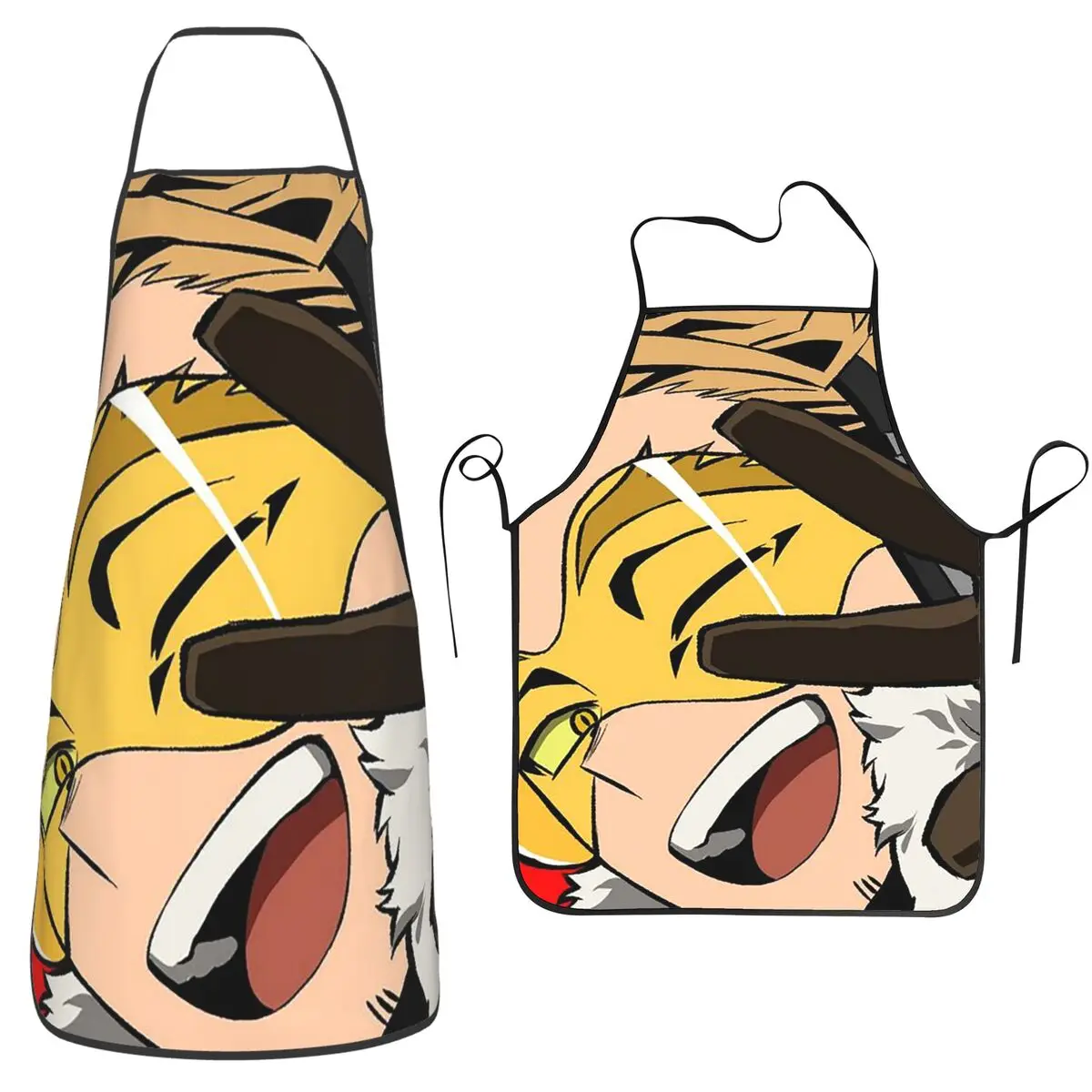 Anime My Hero Academia Hawks Apron Chef Cooking Tablier Waterproof Bib Kitchen Cleaning Pinafore for Women Men Painting