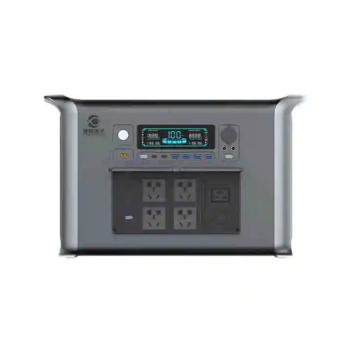 Portable 2600W Solar Power Bank Quick Charge 2500Wh Portable Power Supply with 640000mAh Battery System for Outdoor Use