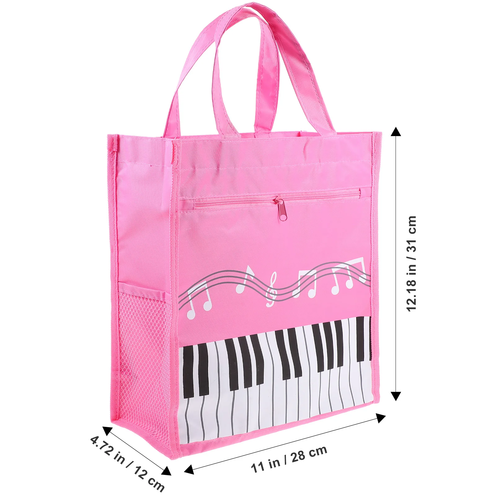 

Zipper Music Book Handbag Fashionable Durable Music Score Storage Bag Lightweight Portable Instrument Pouch Storage Bag
