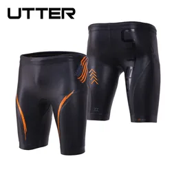 UTTER Elitepro2 pantaloncini galleggianti da uomo pantaloncini da muta da Triathlon Swim Jammer per nuoto immersioni e surf