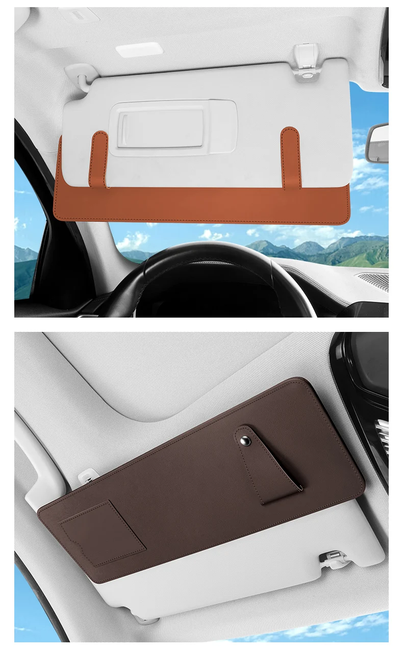Neue Auto-Sonnenblenden-Verlängerungszubehörteile, Auto-Sonnenblenden-Verlängerer, Blendschutz, Sonnenschutz, Universelle Auto-Sonnenblenden-Kartenhalterung – Detail 17