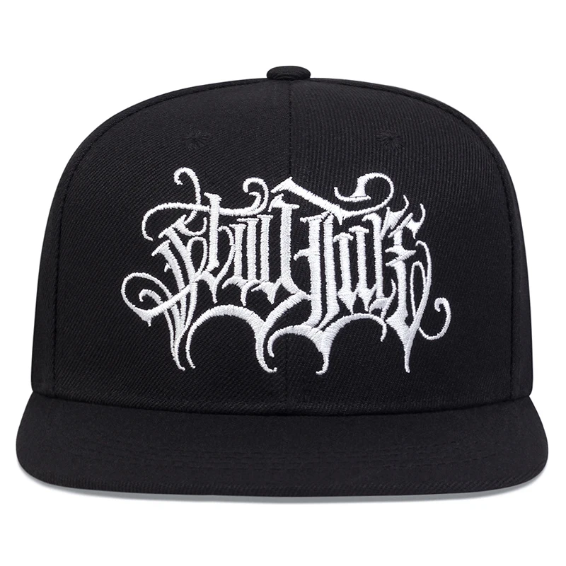 Prosta, kreatywna czapka bejsbolówka z haftem podwójnej jaskółki, modna czapka hip-hopowa na co dzień, chroniąca przed słońcem, z płaskim rondem, model 2025.