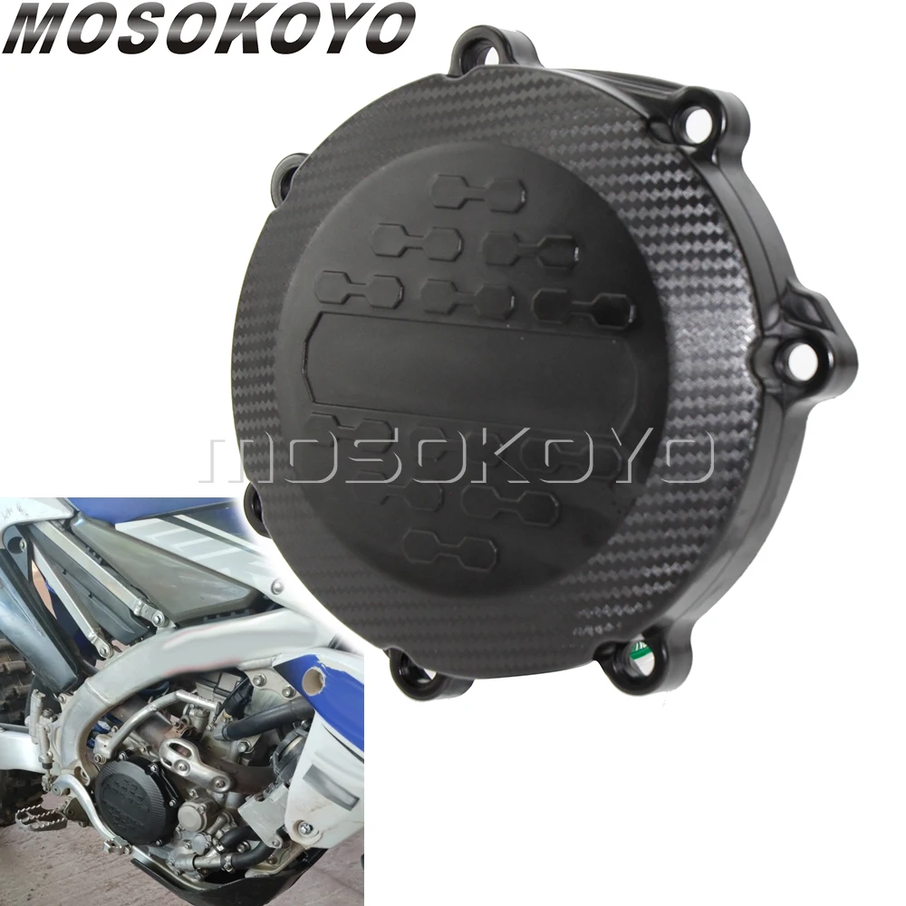 ABS Motocross Enduro osłona sprzęgła silnika osłona osłony Protector dla Yamaha YZ250F YZ250FX WRF250 WR YZF WRF 250 2015 2016 17 18