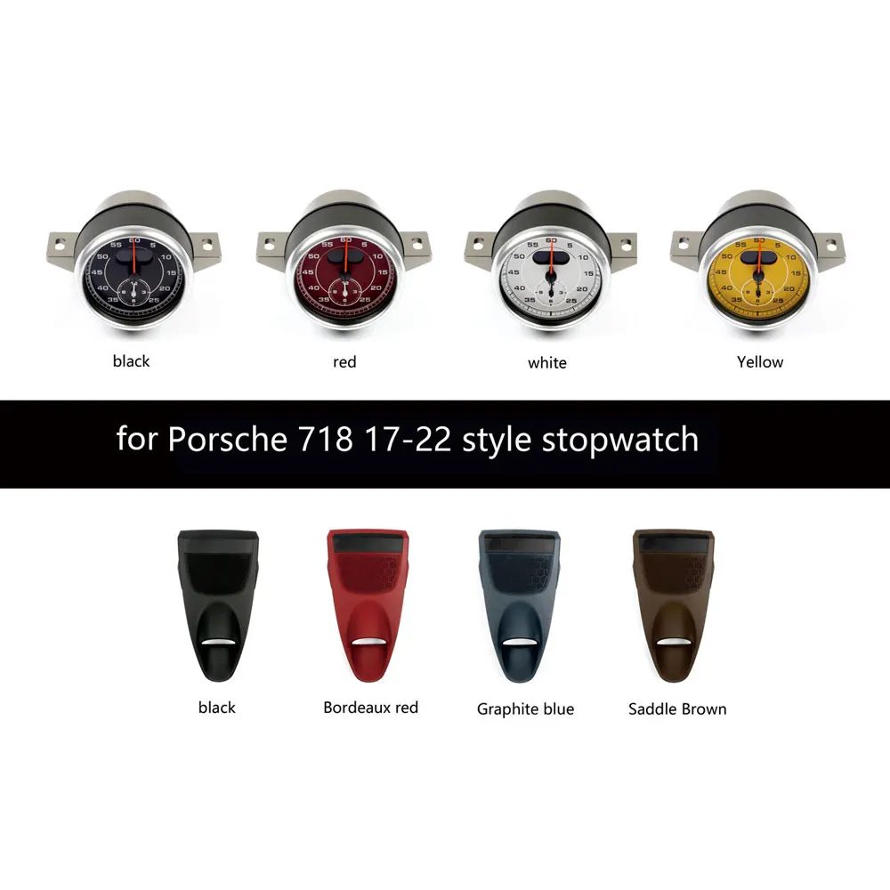 

For Porsche 718 instrument stopwatch, clock clock, dashboard cover board bell, Porsche modified part upgrade clock