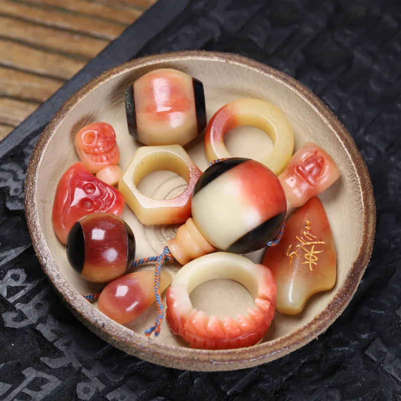 , Bone Three-Way Clasp, Running Ring, Single Counter, Buddhist Bead Accessories