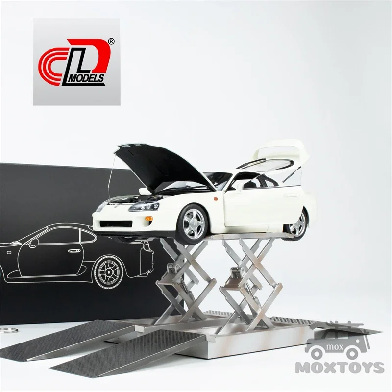 LCD 1:18 Supra A80 White Diecast Model Car