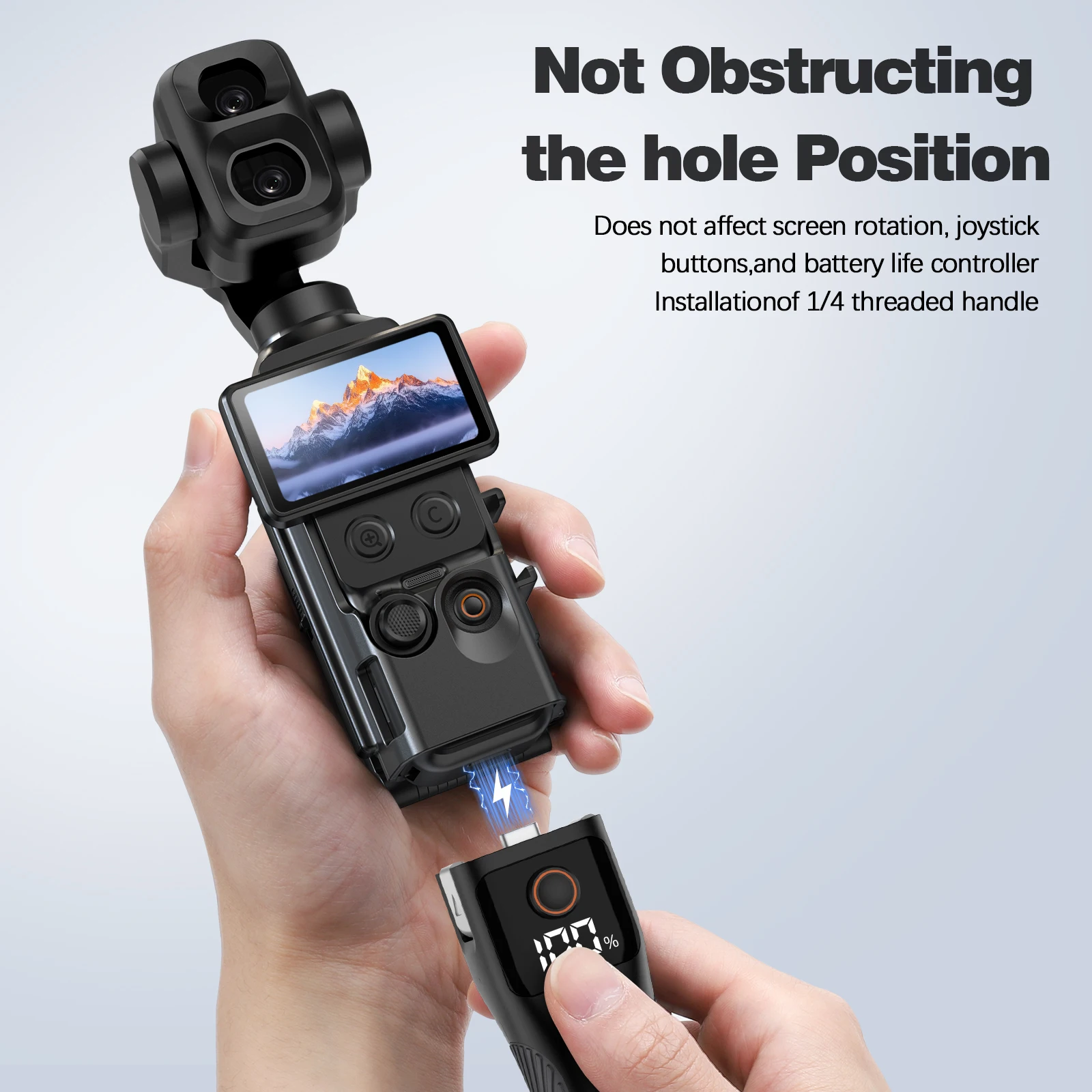Magnetische Silikon-Schutzhülle für DJI Osmo Pocket 4/4P Rutschfest Sturzsicher Stoßfeste Kameraabdeckung mit Starker Absorption – Detail 6