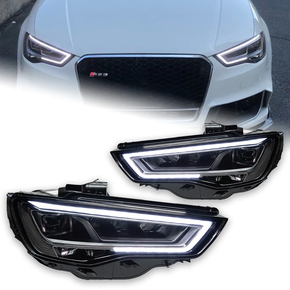 

Car Styling Headlights for AUDI A3 LED Headlight 2013-2016 A3 Head Lamp DRL Signal Projector Lens Automotive Accessories