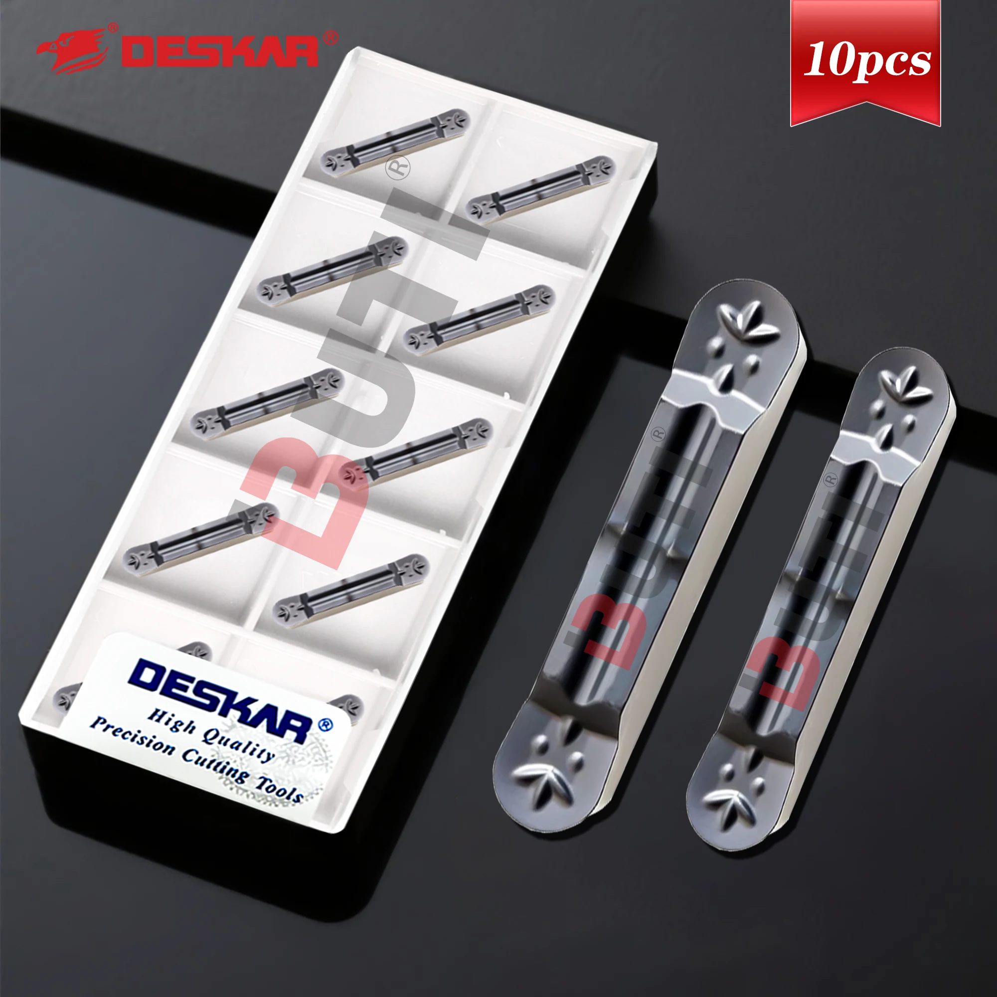 MRMN200/300/400/500-M LDA DESKAR 100% Original Arc Groove Lathe Cutting Inserts Universal Material Round Head Cutting Tool Blade