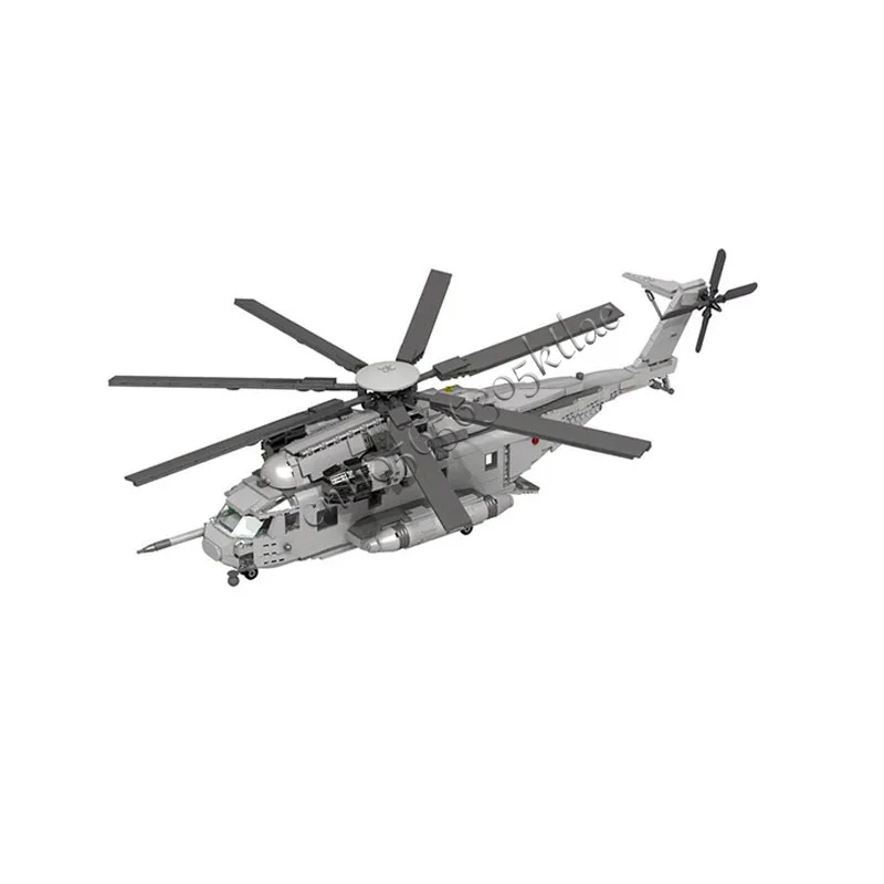 1938 PCS MOC Helicopter Model With Detailed Structure Modular Building Blocks Kids Assembly Display Toys Festival Surprise Gift