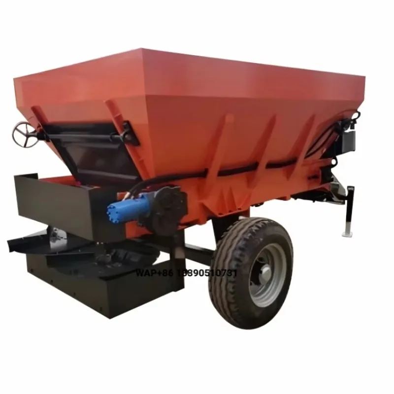 2-Cubic-Meter Towed Manure Spreader for Organic Fertilizers Distiller's Grains Sugar Residues Granular Other Agricultural