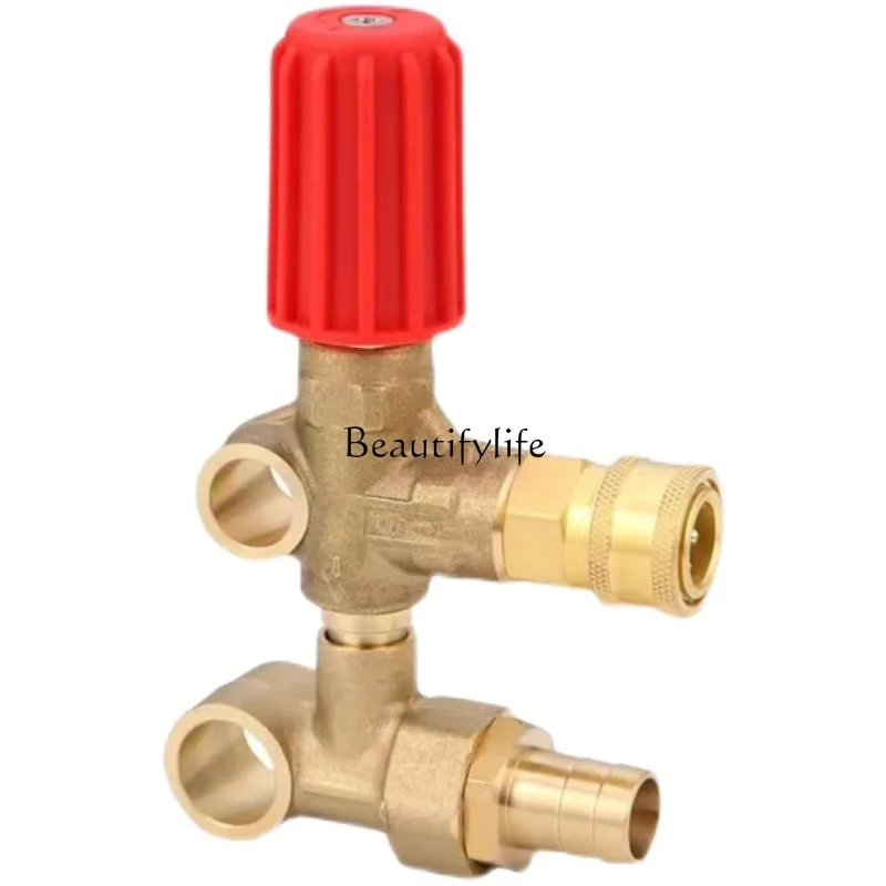 

1Ultra high pressure pump head car washing robot manipulation car cleaning machine split independent pressure regulating valve