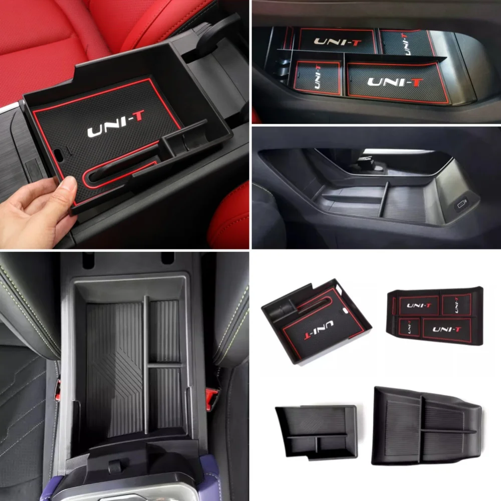 

For Changan UNI-T UNIT 2021-2022 2023 2024 Center Console Organizer Storage Interior Armrest Storage Box Car styling Accessories