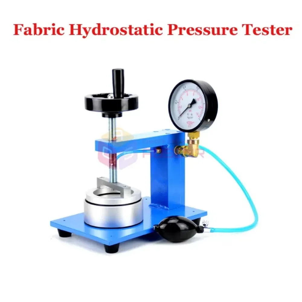 Textile Fabric Hydrostatic Pressure Tester Plastic Bags Garments Tents Raincoat Waterproof Testing Machine NEW