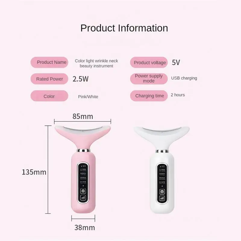 Massage Instrument Repair Lift Firming Skin Rejuvenation And Brightening Fade Wrinkles Optical Skin Care Neck Instrument Nourish