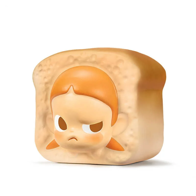 Genuine Crybaby Baked Bread Series Rebound Doll Zsiga Anime Figure Fun Toy For Children Collect Desktop Ornaments Christmas Gift