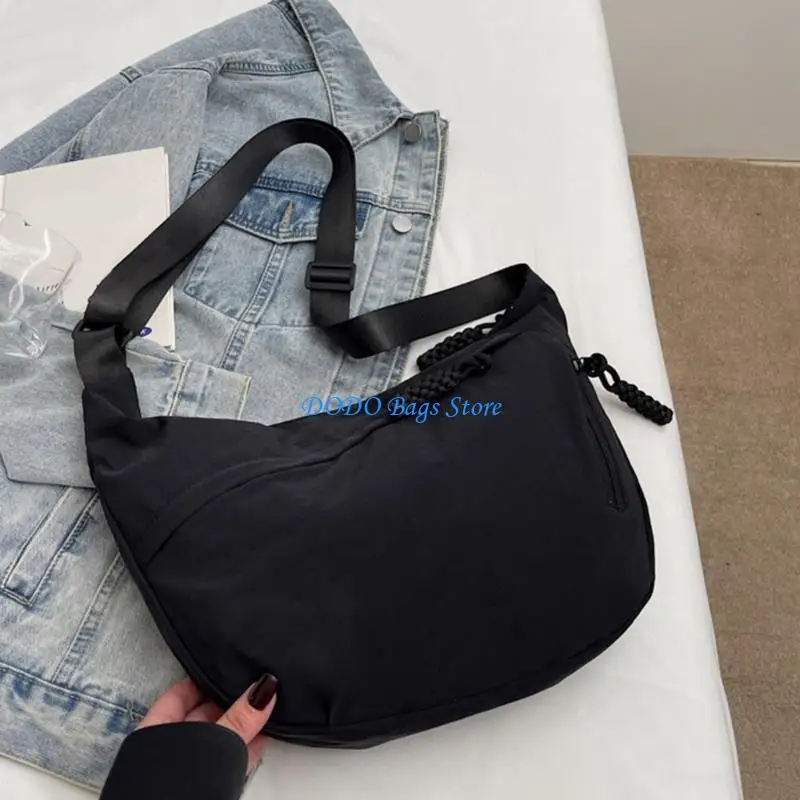 

Полумесятельный пакет с кросс -кузовом легкие много карманные шнурные сумки Серцентра