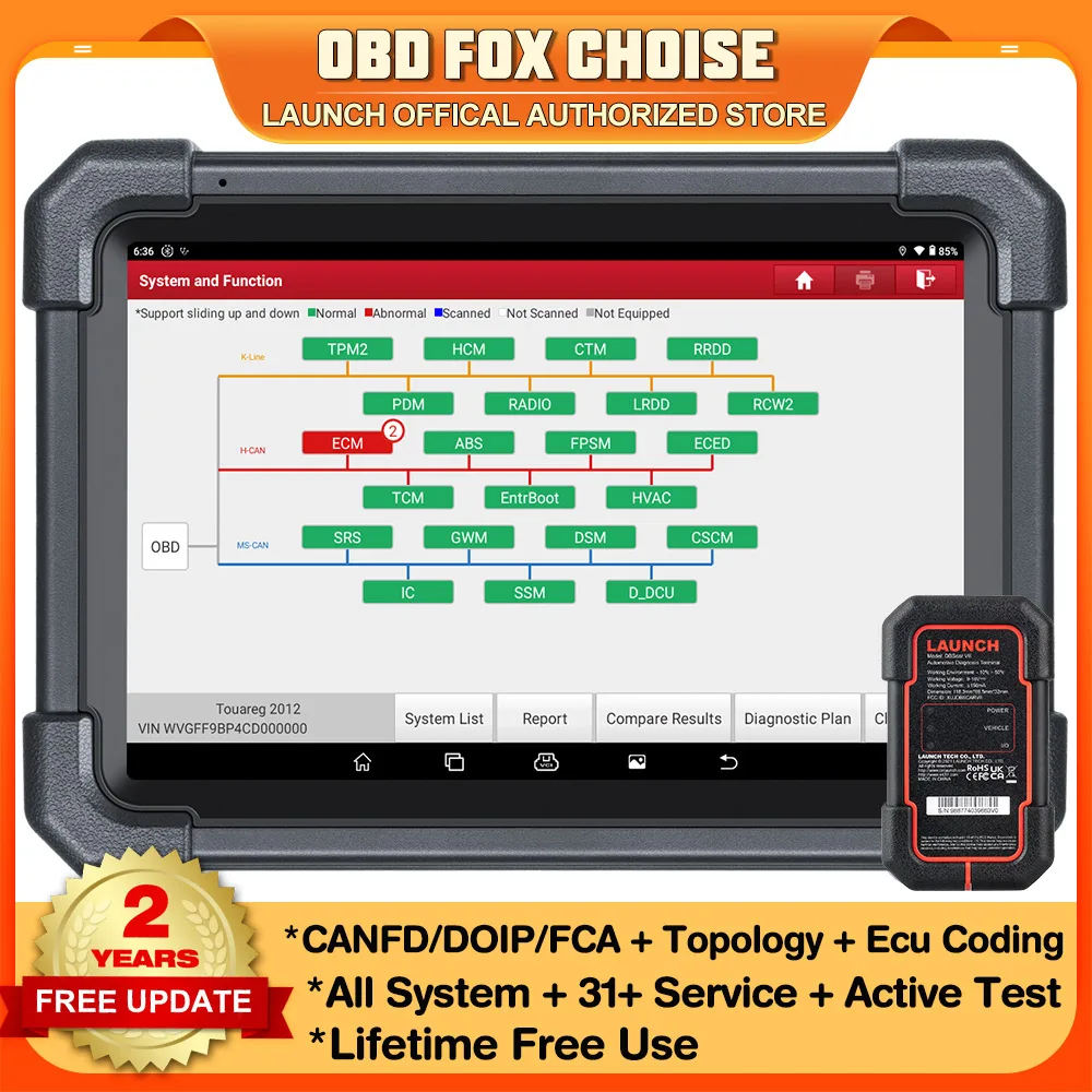 

LAUNCH X431 PRO3 ACE Scan Tool for Online ECU Coding Topology Map CANFD DoIP SGW All System Diagnostic tools 37+ Service